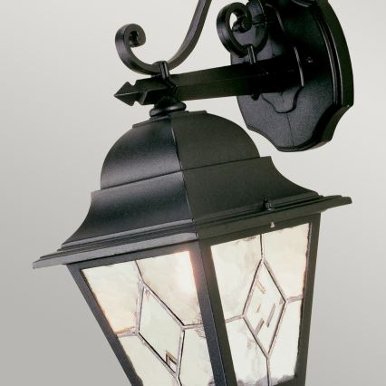 Elstead NR2-BLK - Wandlamp voor buiten NORFOLK 1xE27/100W/230V IP43