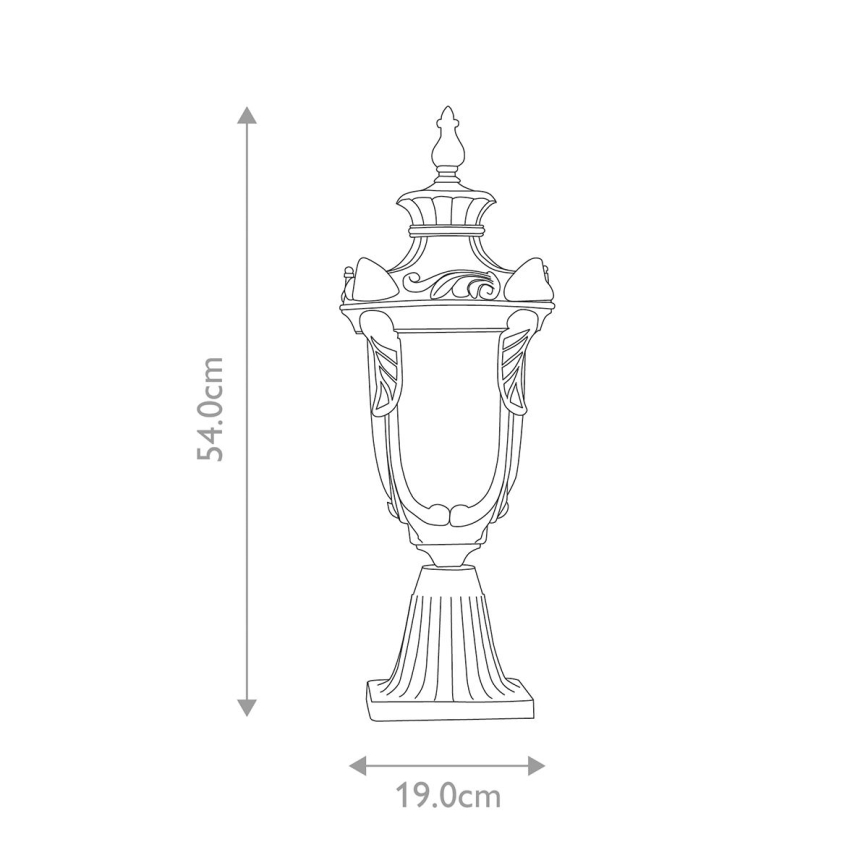 Elstead - Buitenlamp PHILADELPHIA 1xE27/60W/230V IP44 bronskleurig