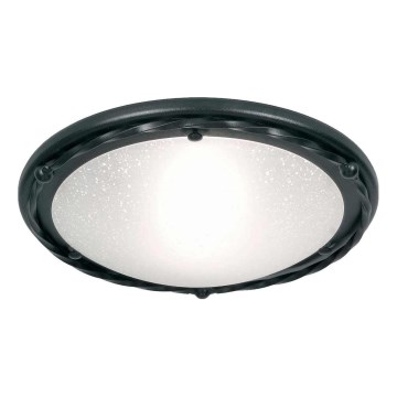 Elstead - Plafondlamp PEMBROKE 1xE27/60W/230V zwart