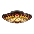 Elstead - Plafondlamp Tiffany WEST 2xE27/75W/230V