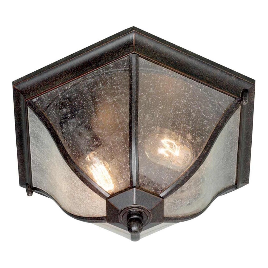 Elstead - Plafondlamp voor buiten NEW ENGLAND 2xE27/60W/230V IP44