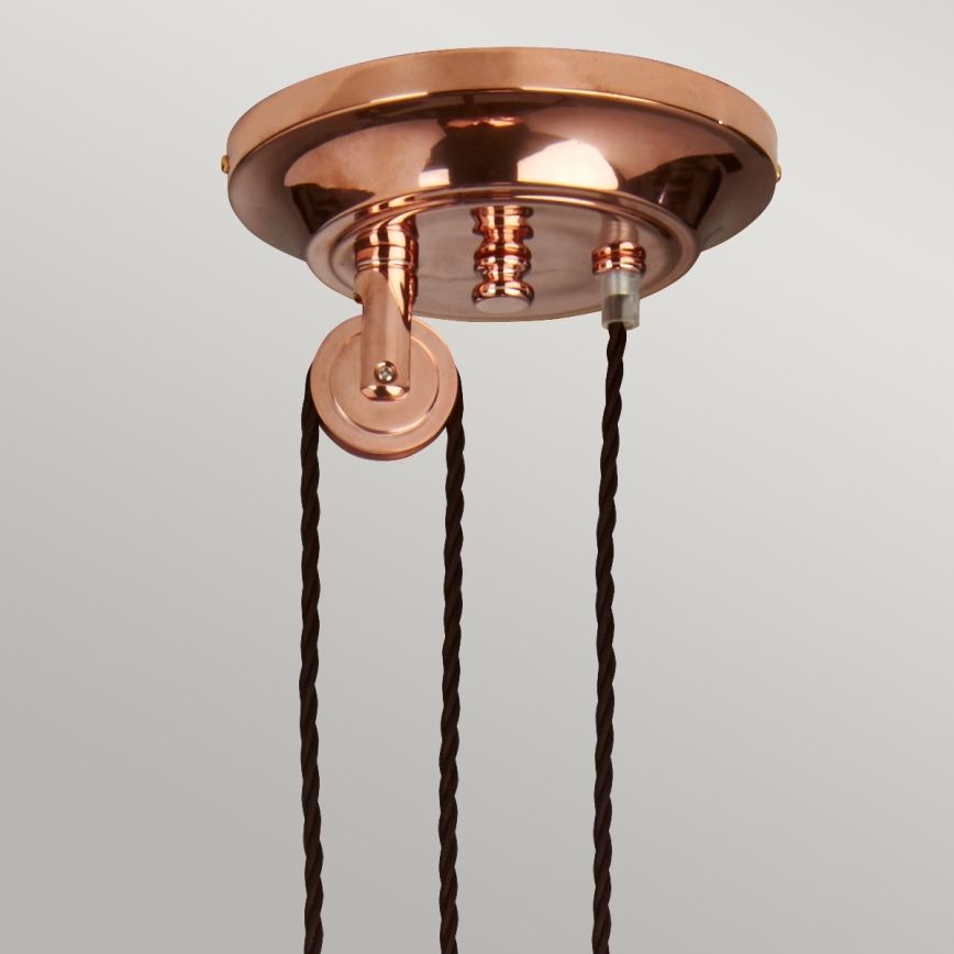 Elstead PV-P-CPR - Hanglamp aan een koord PROVENCE 1xE27/100W/230V koper