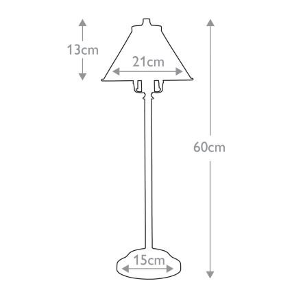 Elstead PV-SL-AB - LED Tafellamp PROVENCE 1xE14/4W/230V