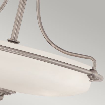 Elstead - Bevestigde hanglamp GRIFFIN 4xE27/100W/230V mat chroom