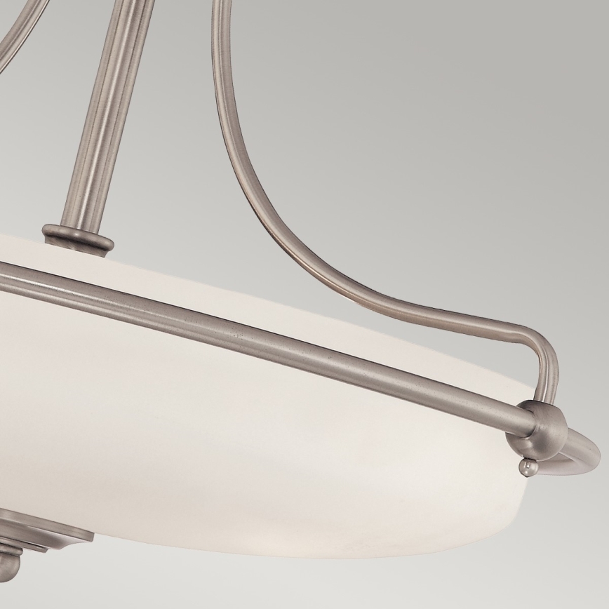 Elstead - Bevestigde hanglamp GRIFFIN 4xE27/100W/230V mat chroom