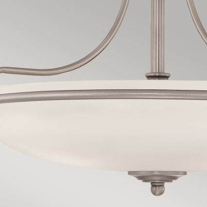 Elstead - Bevestigde hanglamp GRIFFIN 4xE27/100W/230V mat chroom