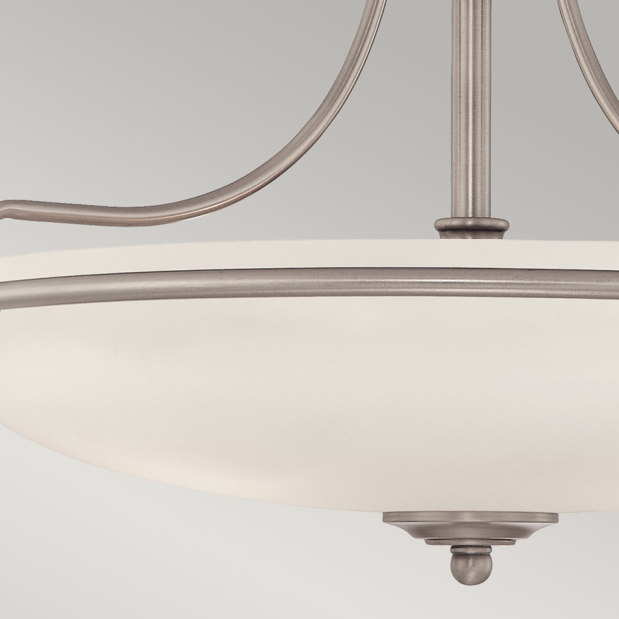 Elstead - Bevestigde hanglamp GRIFFIN 4xE27/100W/230V mat chroom