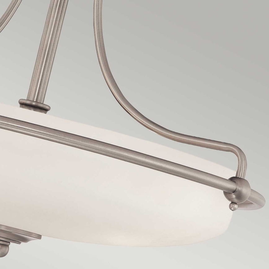 Elstead - Bevestigde hanglamp GRIFFIN 3xE27/100W/230V mat chroom