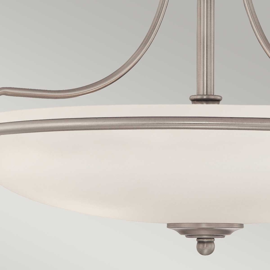 Elstead - Bevestigde hanglamp GRIFFIN 3xE27/100W/230V mat chroom