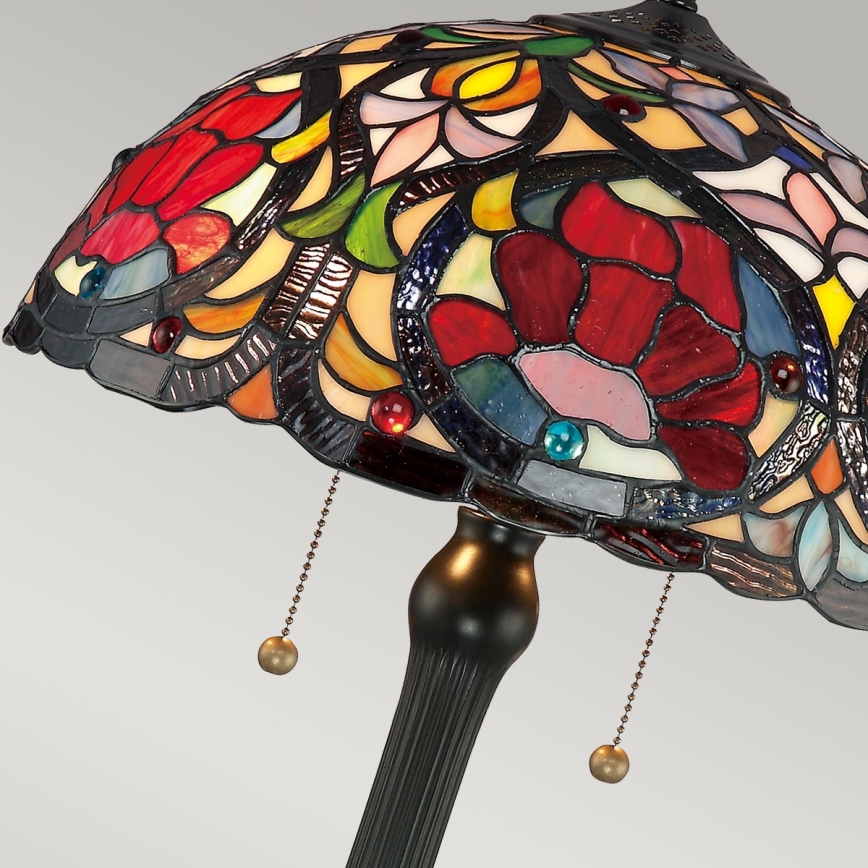 Elstead - Tafellamp Tiffany LARISSA 2xE27/60W/230V