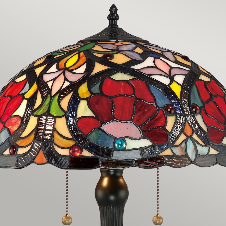 Elstead - Tafellamp Tiffany LARISSA 2xE27/60W/230V