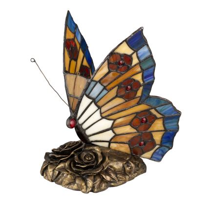 Elstead QZ-OBUTTERFLY-TL - LED Decoratieve lamp TIFFANY 1xG9/3W/12/230V vlinder