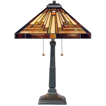 Elstead - Tafellamp Tiffany STEPHEN 2xE27/60W/230V
