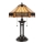 Elstead - Tafellamp INDUS 2xE27/60W/230V amberkleurig glas