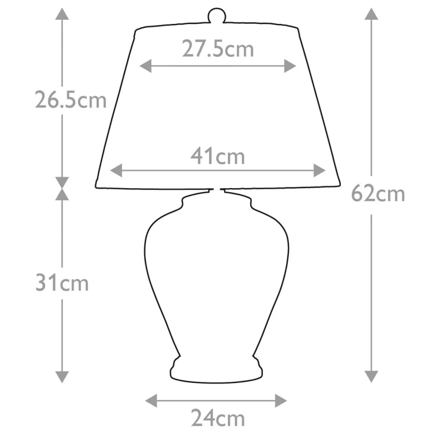 Elstead - Tafellamp LEAVES 1xE27/60W/230V