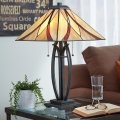 Elstead - Tafellamp Tiffany ASHEVILLE 2xE27/60W/230V