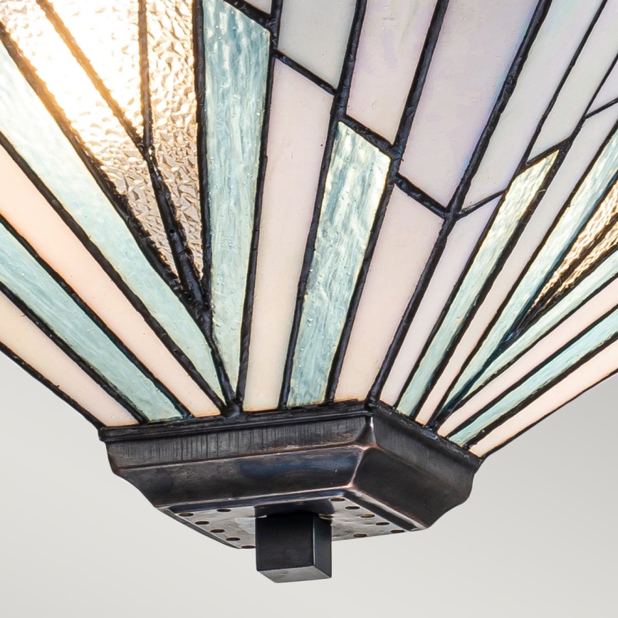 Elstead - Hanglamp met vaste pendel ALDERLEY 2xE27/60W/230V