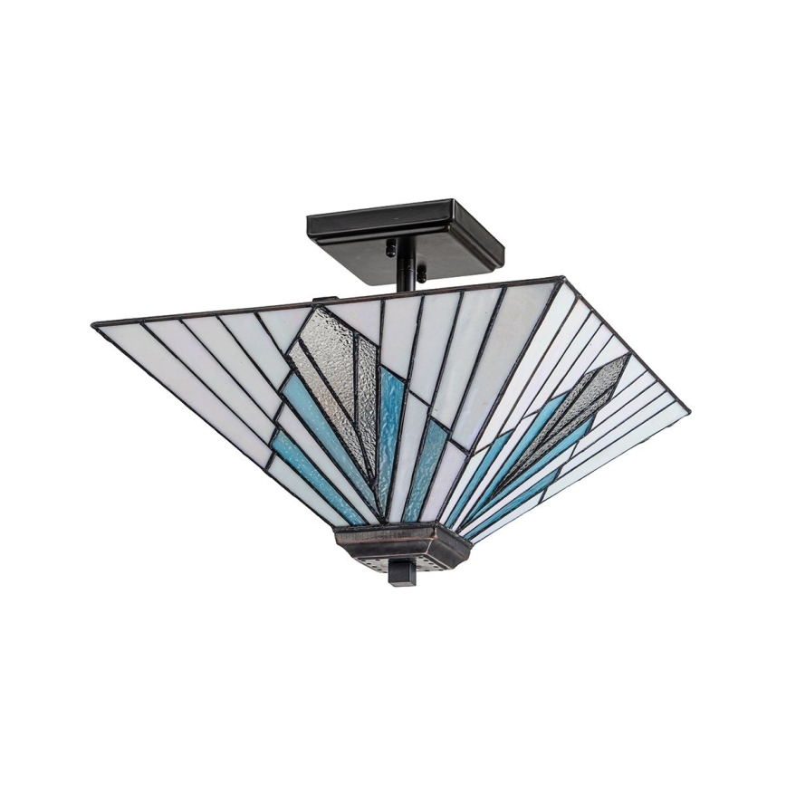 Elstead - Hanglamp met vaste pendel ALDERLEY 2xE27/60W/230V