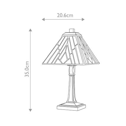 Elstead - Tafellamp Tiffany ALDERLEY 1xE14/40W/230V 35 cm