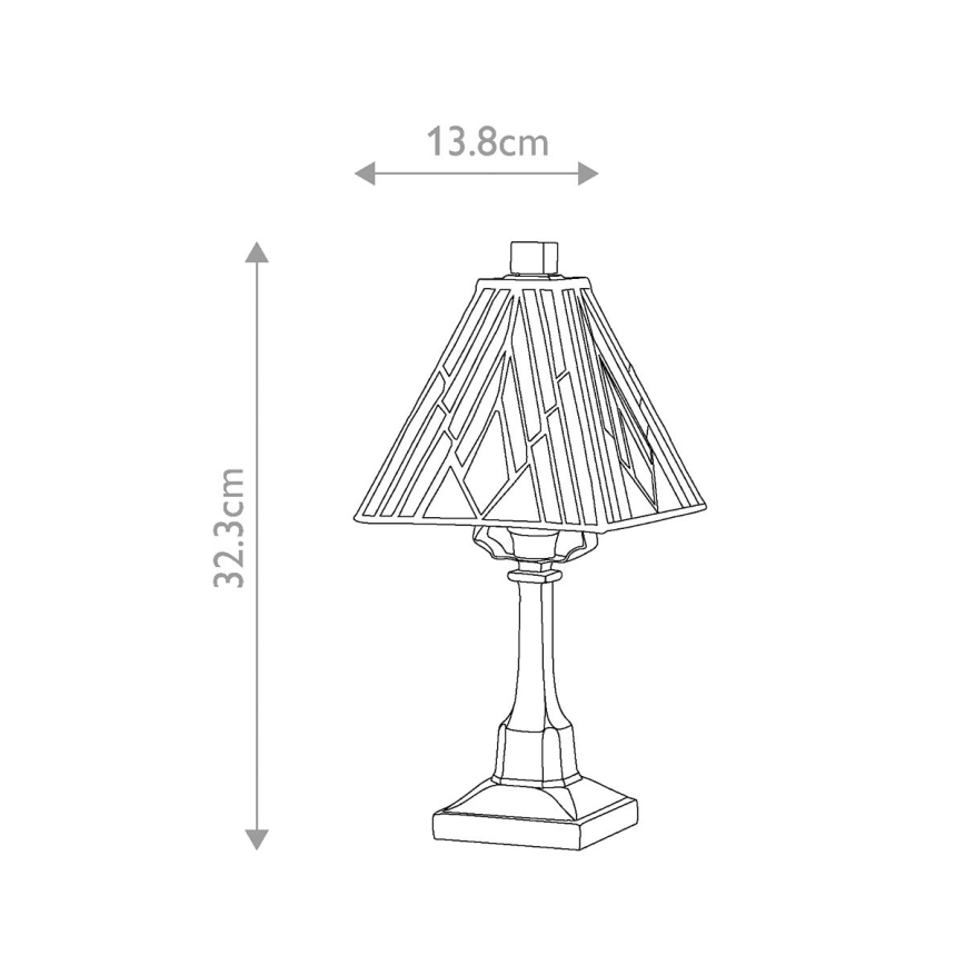 Elstead - Tafellamp Tiffany ALDERLEY 1xE14/40W/230V 32,3 cm
