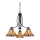 Elstead - Tiffany kroonluchter aan ketting ASHEVILLE 3xE27/60W/230V
