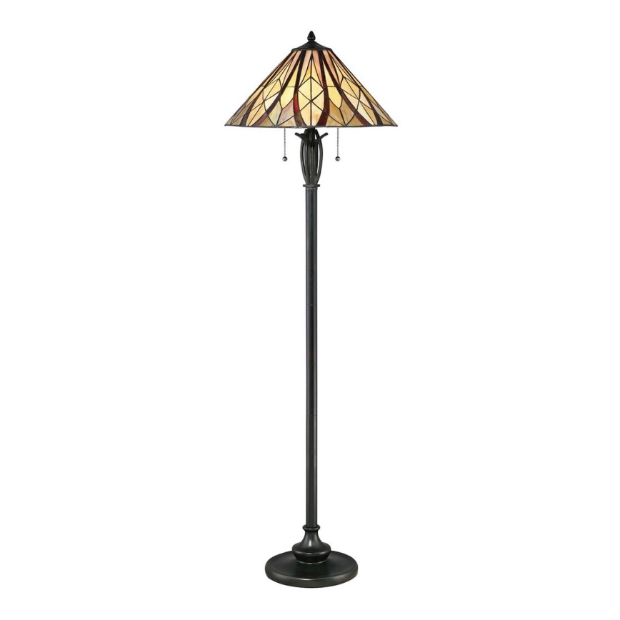 Elstead - Tiffany VICTORY staande lamp 2xE27/60W/230V