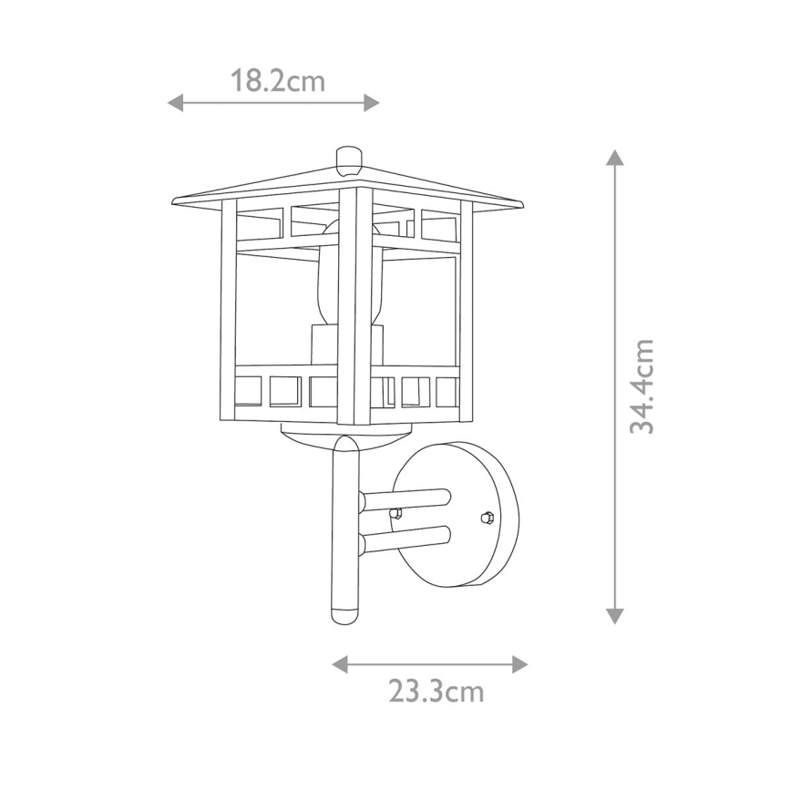 Elstead - Wandlamp voor buiten KOLNE 1xE27/100W/230V IP44