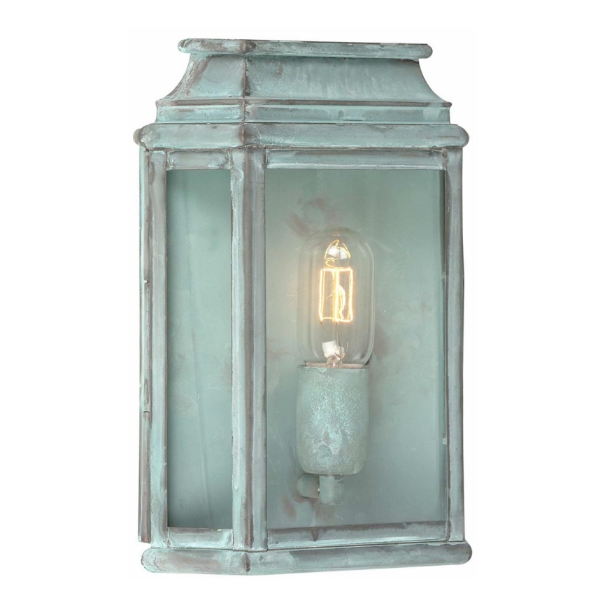 Elstead - Wandlamp voor buiten ST MARTINS 1xE27/100W/230V IP44 turquoise |  Lampenmanie