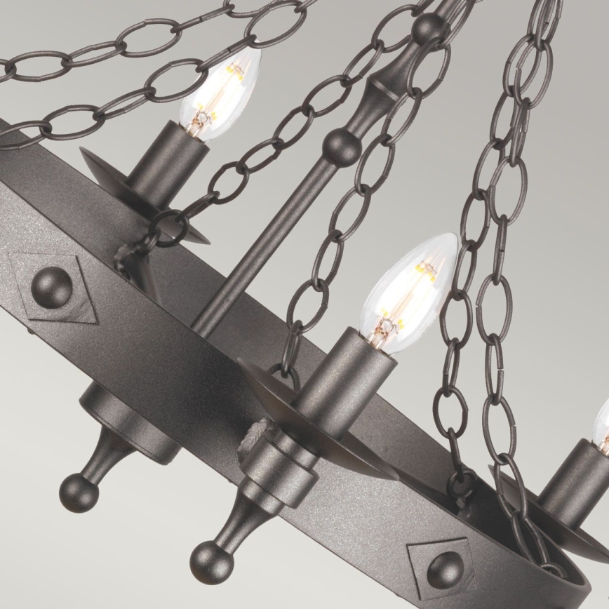 Elstead - Hanglamp aan een ketting WARWICK 6xE14/60W/230V