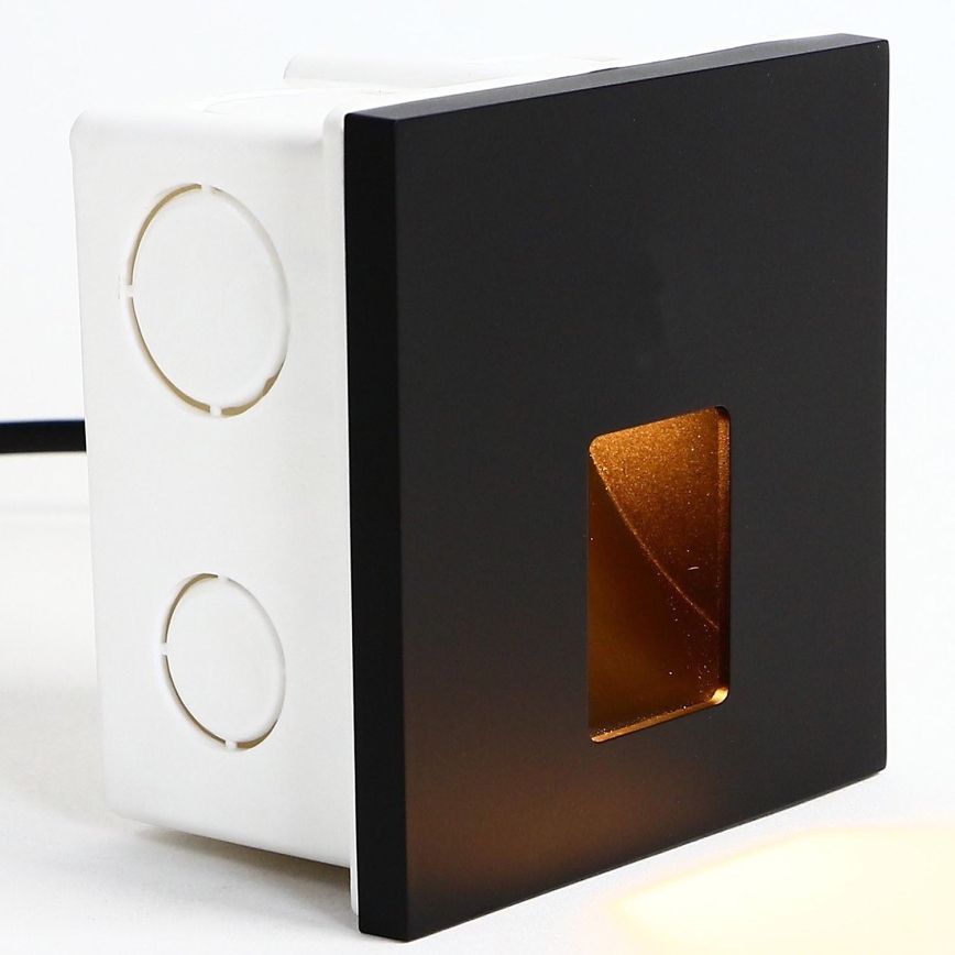 Emithor 70425 - LED Trapverlichting VIX LED/1W/230V 4000K zwart