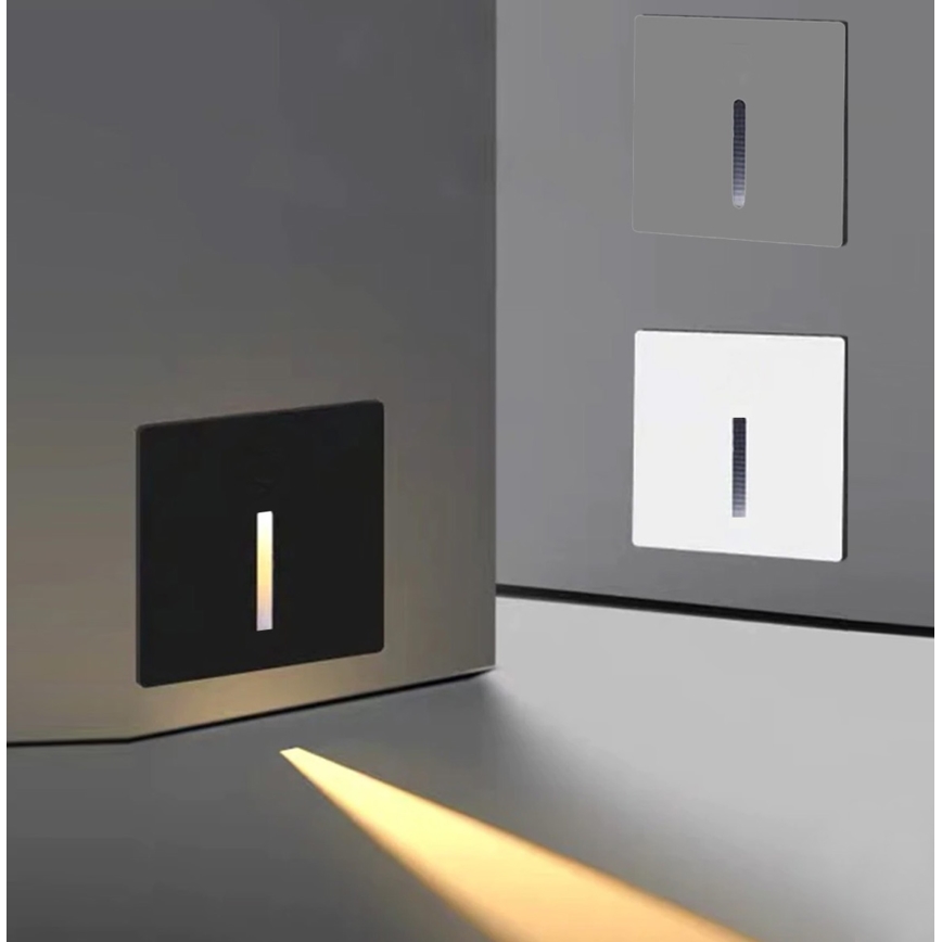 Emithor 70429 - LED Trapverlichting LINE LED/1W/230V 4000K grijs