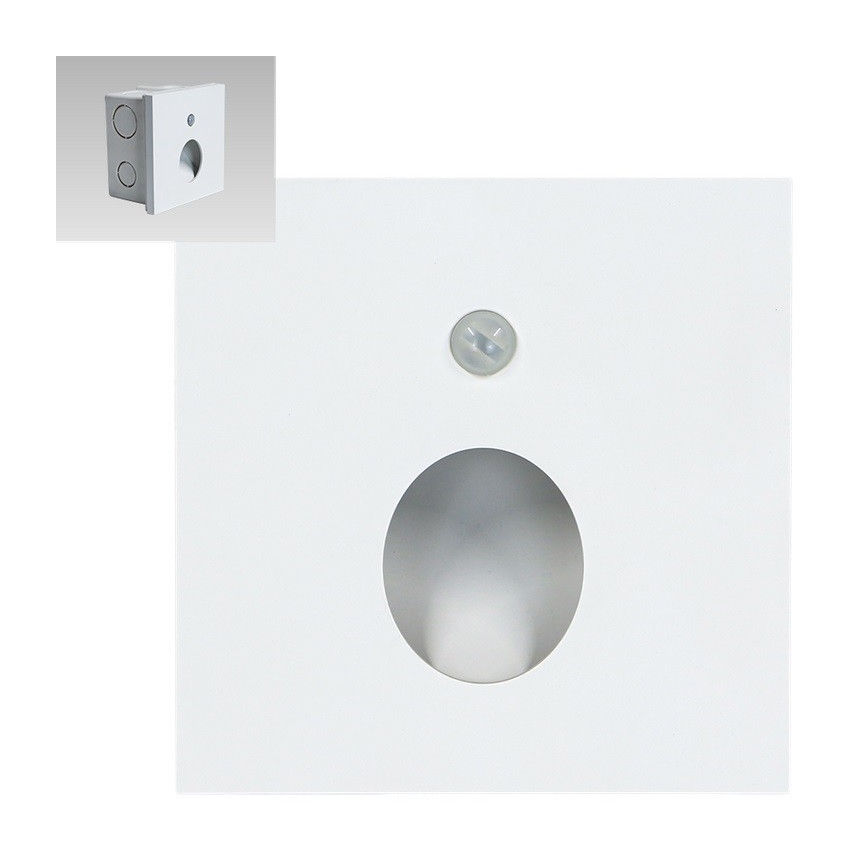 Emithor 70432 - LED trapverlichting met sensor OLIVE LED/1W/230V 4000K wit