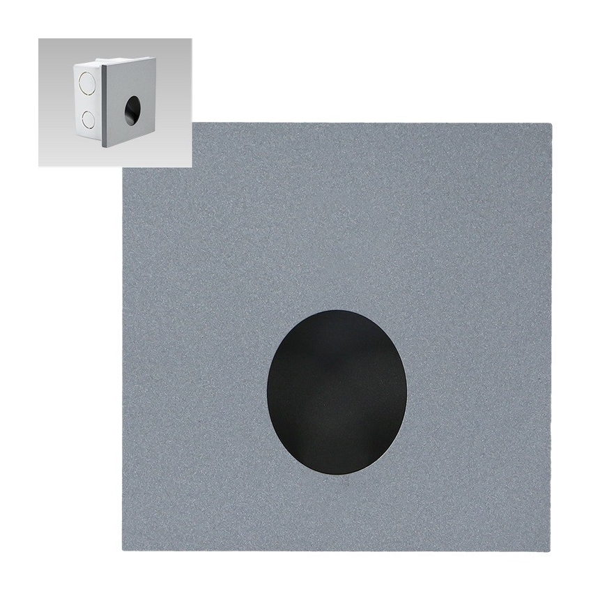 Emithor 70435 - LED Trapverlichting OLIVE LED/1W/230V 4000K grijs