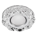 Emithor 71094 - LED Inbouwlamp CRYSTAL FIX 1xGU10/50W + LED/3W STRIPE