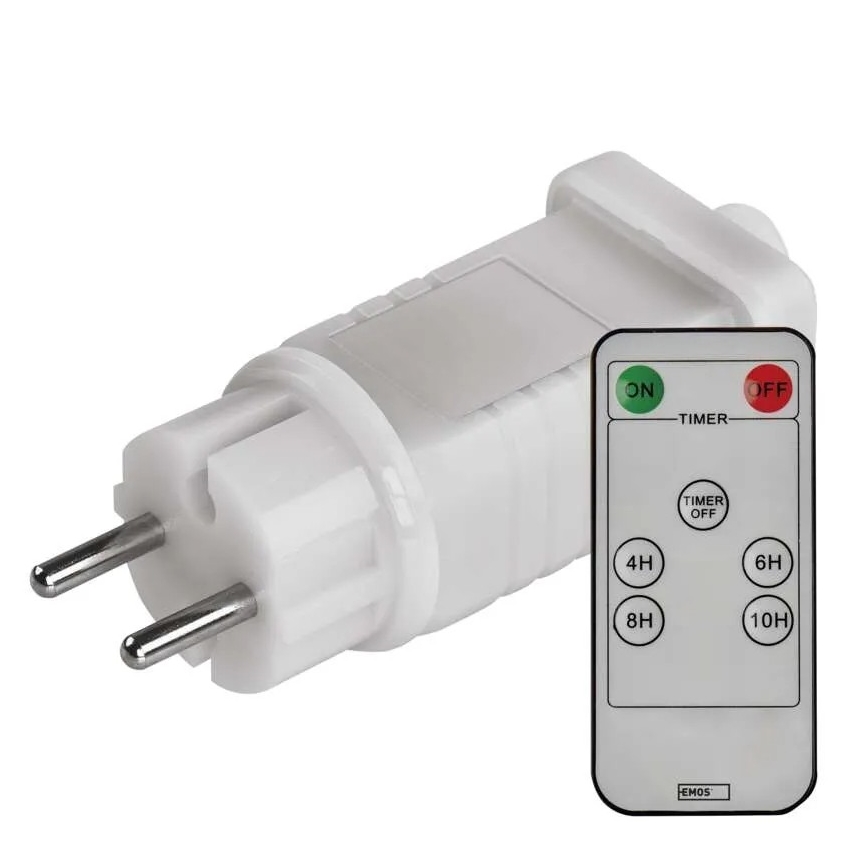 Stroomvoorziening voor connection of Kerstmis lichten 230V IP44 + afstandsbediening