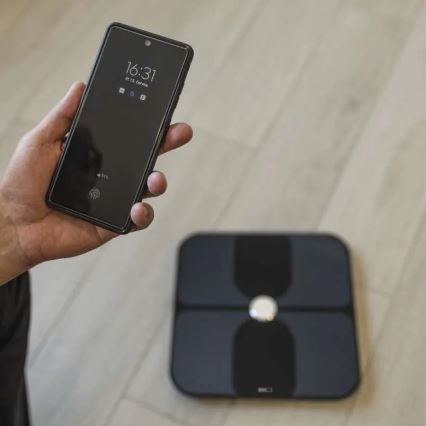 Slimme personenweegschaal GoSmart 3xAAA Tuya