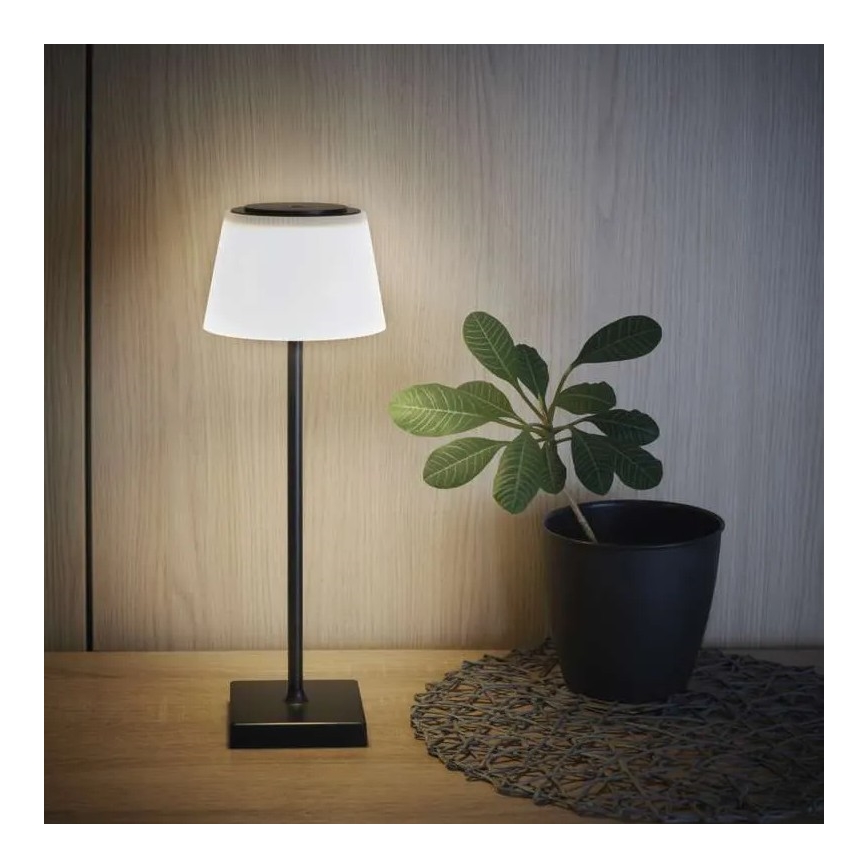 LED Dimbaar rechargeable lamp KATIE LED/4W/10V 1800mAh IP44 CRI 90 zwart