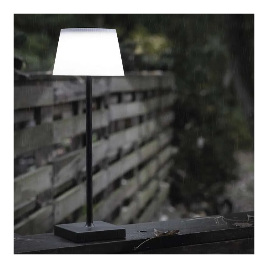 LED Dimbaar rechargeable lamp KATIE LED/4W/10V 1800mAh IP44 CRI 90 zwart