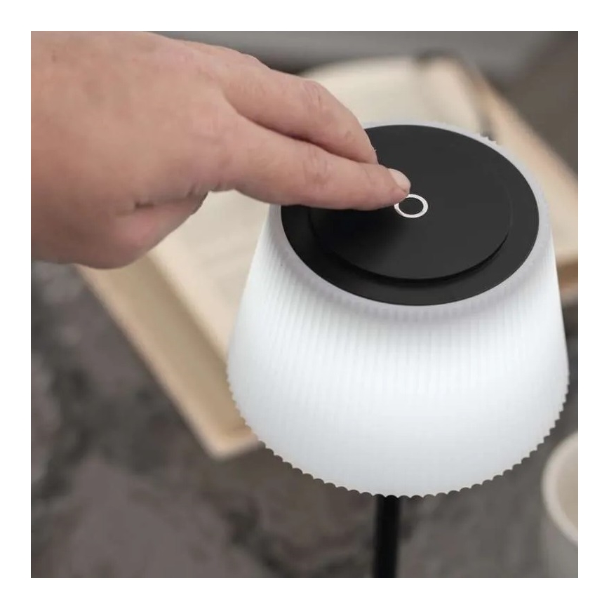 LED Dimbaar rechargeable lamp KATIE LED/4W/10V 1800mAh IP44 CRI 90 zwart