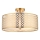 Endon 101568 - Bevestigde hanglamp CORDERO 3xE27/10W/230V goud