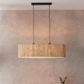 Endon 101692 - Hanglamp aan een koord LONGSHORE 2xE27/10W/230V beige