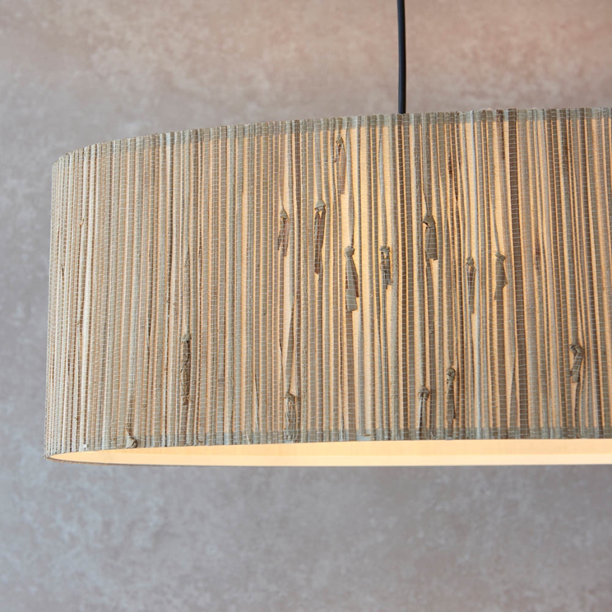 Endon 101692 - Hanglamp aan een koord LONGSHORE 2xE27/10W/230V beige
