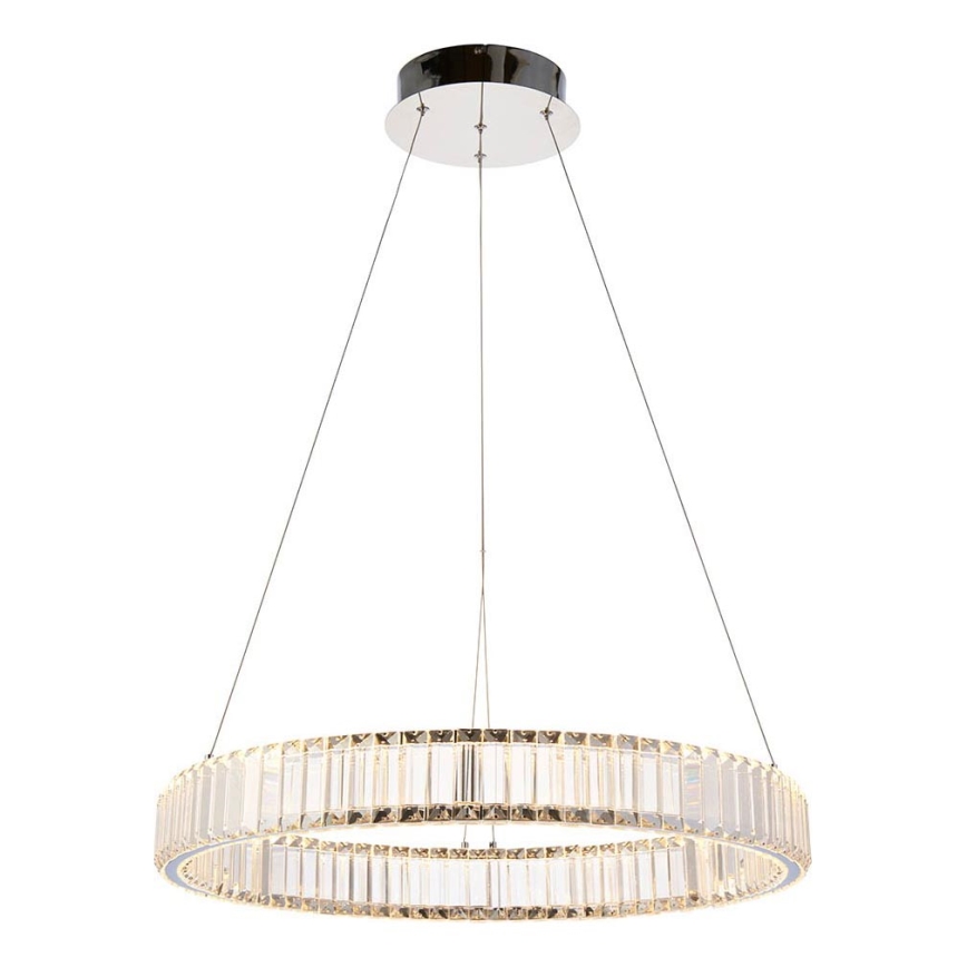 Endon 102255 - Dimbare pendellamp aan kabel LAGUNA LED/36W/230V glanzend chroom
