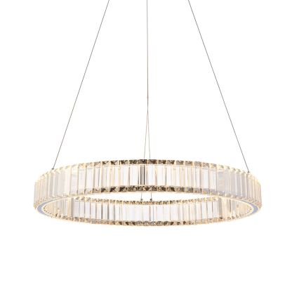 Endon 102255 - Dimbare pendellamp aan kabel LAGUNA LED/36W/230V glanzend chroom