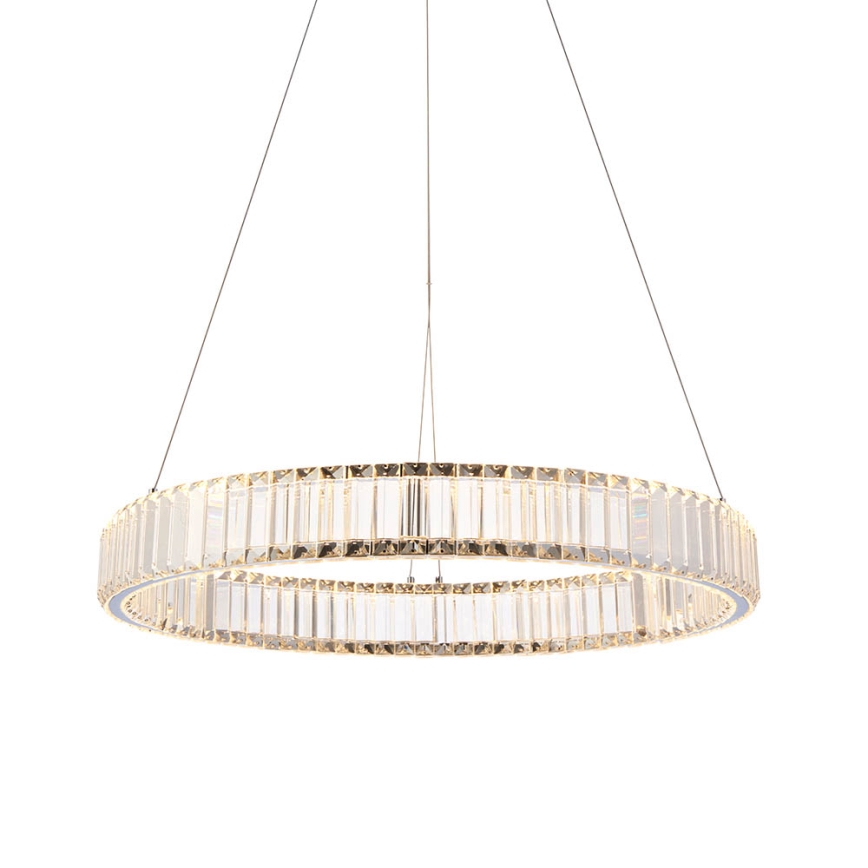 Endon 102255 - Dimbare pendellamp aan kabel LAGUNA LED/36W/230V glanzend chroom