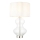 Endon 102676 - Dimbare tafellamp KELDA 1xE27/10W/230V wit/mat chroom