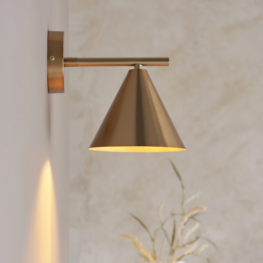 Endon 102893 - Wandspot CAPE 1xE14/7W/230V messing
