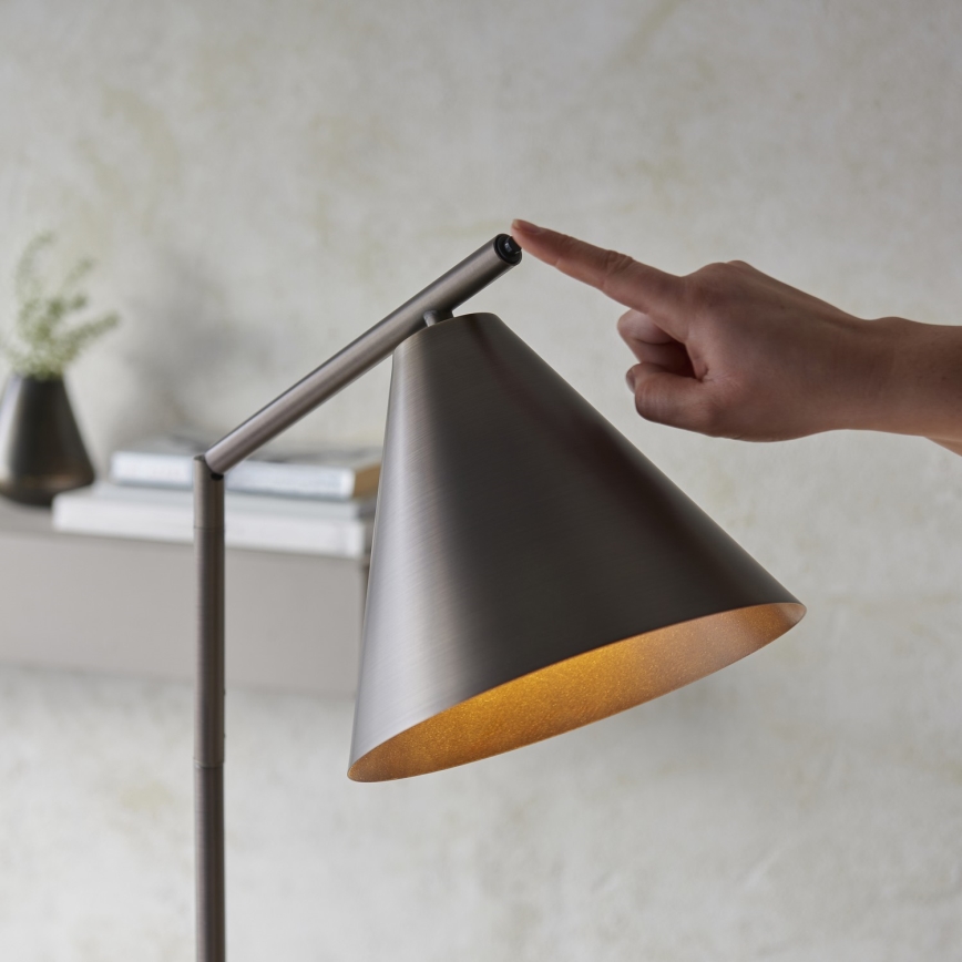 Endon 102895 - Staande Lamp CAPE 1xE27/10W/230V brons
