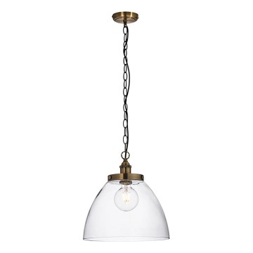 Endon 102926 - Hanglamp aan een ketting HANSEN 1xE27/10W/230V messing