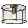 Endon 103112 - Plafondlamp HOPTON 1xE27/10W/230V mat chroom